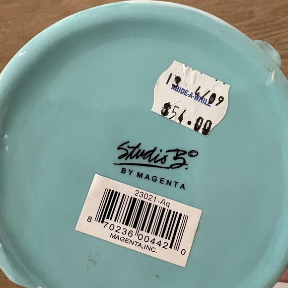 Studio b by Magenta decorative blue ceramic pitcher - Picture 8 of 10